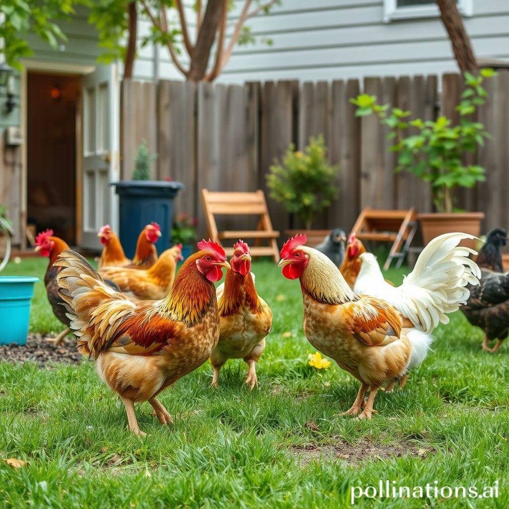 how to keep neighbors chickens out of my yard